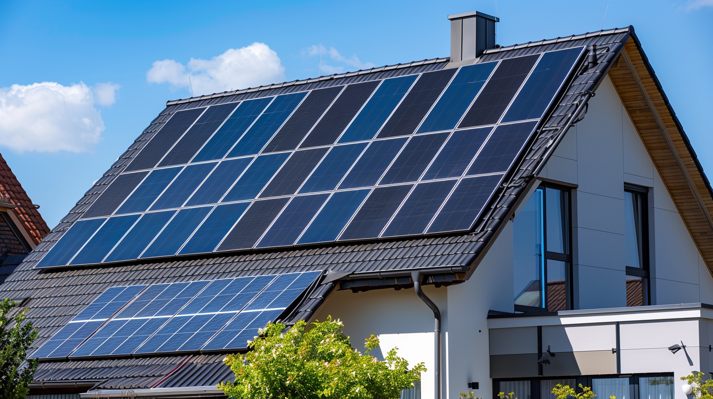 alexandredelandre_solar_panels_on_a_modern_house_roof_sunlight__c5b4dff7-e029-4310-afdc-803efa4541f3